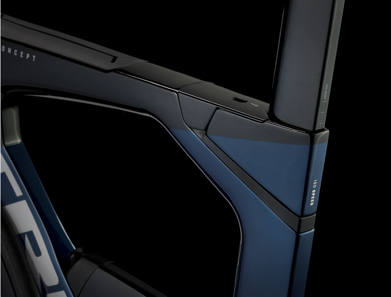 Trek Speed Concept SLR 7 AXS TT Bike 2024 in Mulsanne Blue/Trek Black-3